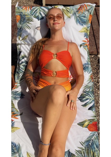 Plaj Seti, Plaj Havlusu ve Plaj Çantası (Pamuklu ve Panama Kumaş modelleri