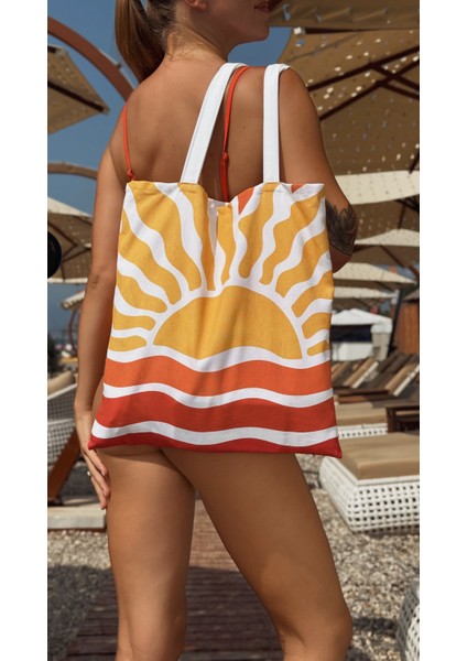 Plaj Seti, Plaj Havlusu ve Plaj Çantası (Pamuklu ve Panama Kumaş