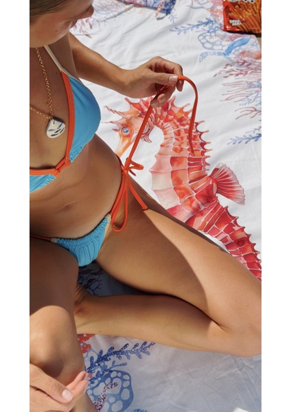 Plaj Seti, Plaj Havlusu ve Plaj Çantası (Pamuklu ve Panama Kumaş fırsatları