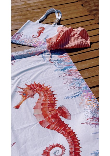 Plaj Seti, Plaj Havlusu ve Plaj Çantası (Pamuklu ve Panama Kumaş indirimleri