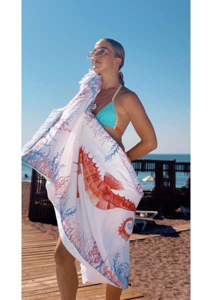 Plaj Seti, Plaj Havlusu ve Plaj Çantası (Pamuklu ve Panama Kumaş