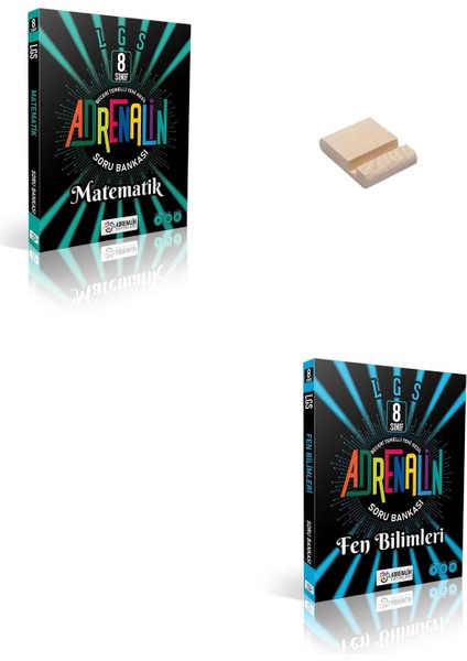 Lgs 8. Sınıf Matematik ve Fen Bilimleri Soru Bankası + Telefon Tutucu