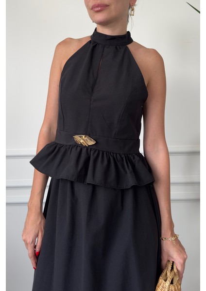 Gold Broşlu Premium Etekli Takım- Siyah modelleri