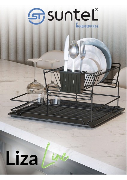 Paslanmaz Tezgah Üstü Bulaşıklık ve Kurutmalık, Şık ve Kullanışlı Tasarım