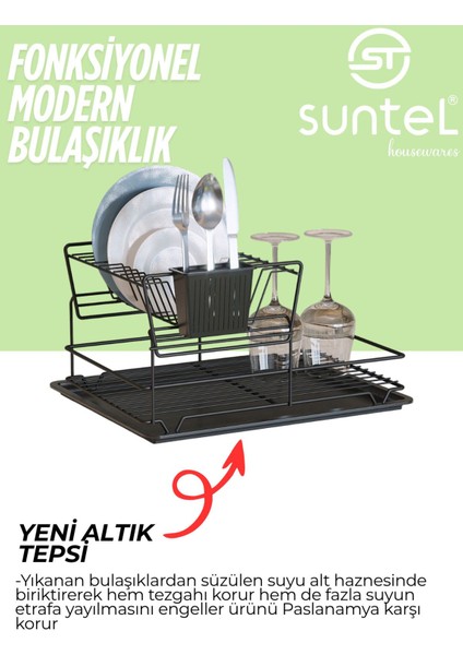 Paslanmaz Tezgah Üstü Bulaşıklık ve Kurutmalık, Şık ve Kullanışlı Tasarım indirimleri