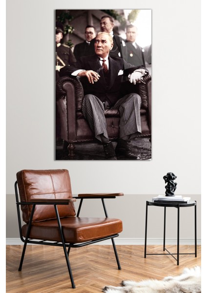 Mustafa Kemal Atatürk Cam Tablo, Modern Ev Ofis Dekoru, Hediyelik Duvar Dekorasyonu, Kırılmaz Cam fiyatları