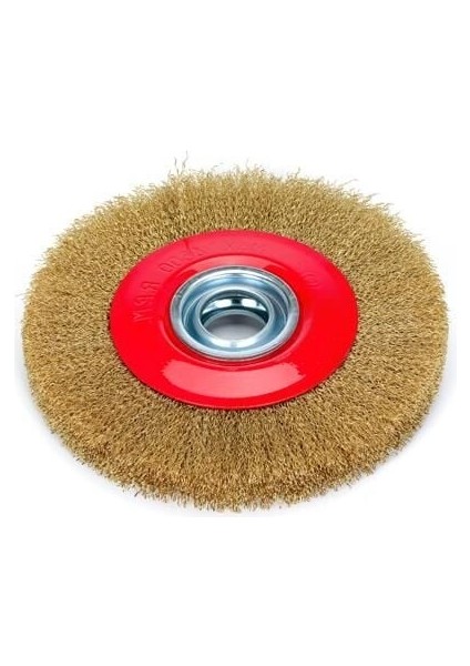 Sedef Saçaklı Daire Tel Fırça 100 mm 55320