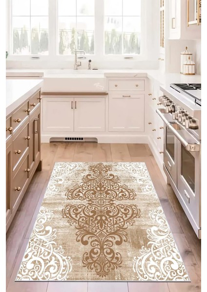 Mutfak Halısı – Kaymaz Dot Tabanlı, Yumuşak Dokulu, Yıkanabilir, Modern Tasarım (550)