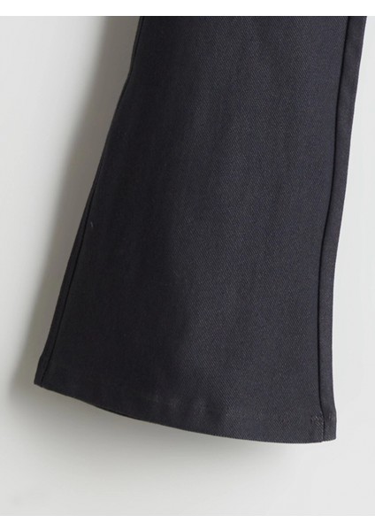 Lcw Kids Siyah Beli Lastikli Ispanyol Paça Kız Çocuk Tayt fiyatları