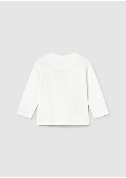 Erkek Bebek Baskılı Sweatshirt