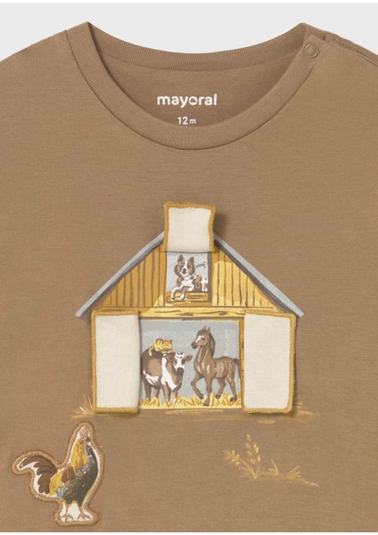 Erkek Bebek Baskılı Sweatshirt modelleri