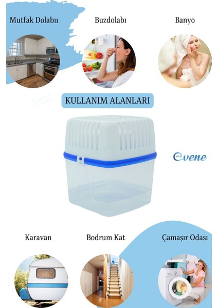 Nem Alıcı Rutubet Giderici Cihaz 450 gr 6'lı Rutubet Önleyici