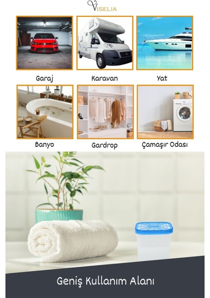 Nem Alıcı Rutubet Giderici Tablet 200 gr 6'lı Rutubet Önleyici