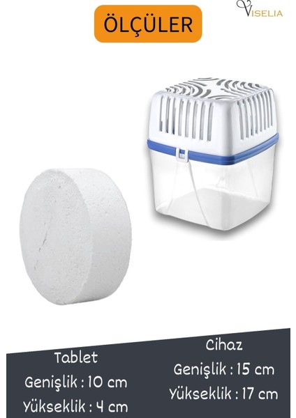 Nem Alıcı Rutubet Giderici Önleyici 2 Adet 450 gr + 10 Yedek