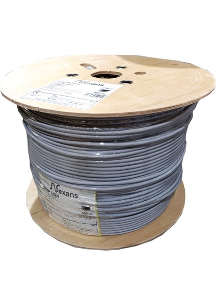 Teknoteg - Rsr - Nexans NEX1611TO5, Gri, Cat6, 500M, 23AWG (0,58MM), Utp, %100 Bakır, Lszh Halogen Free, Makara, Kablo fiyatları