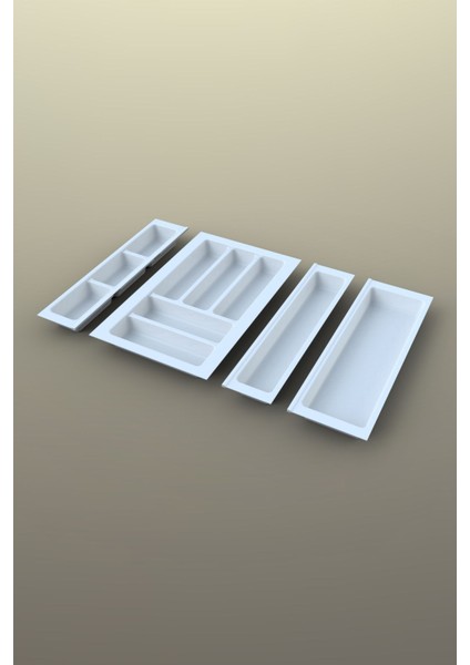 64X48 cm Mutfak Çekmece Içi Kaşıklık, Yanlar ve Boydan 4 cm Kesilebilir modelleri