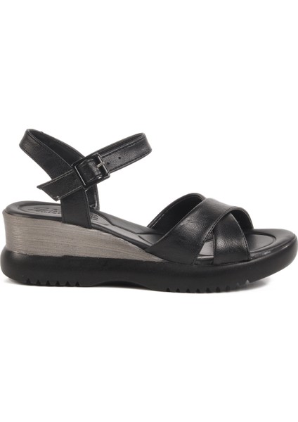 Siyah Topuklu Kadın Sandalet T-002 Z modelleri