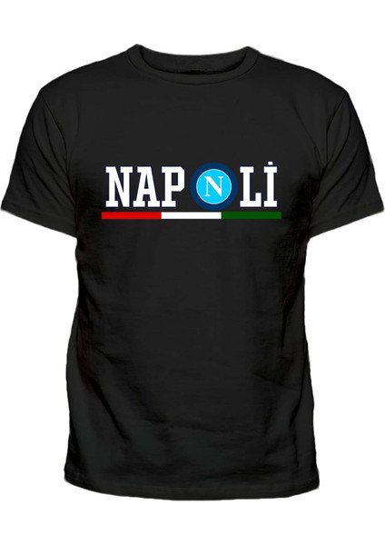 Ssc Napoli Baskılı Erkek Regular Pamuklu T-Shirt