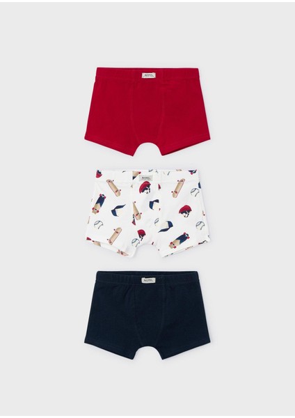 Erkek Çocuk Üçlü Boxer Set