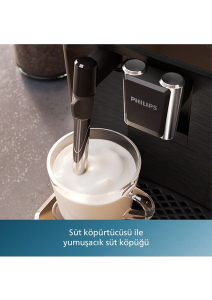 2200 Serisi Tam otomatik Süt Köpürtücülü Otomatik Kahve ve Espresso Makinesi EP2220+ 1kg Tchibo Kahve modelleri
