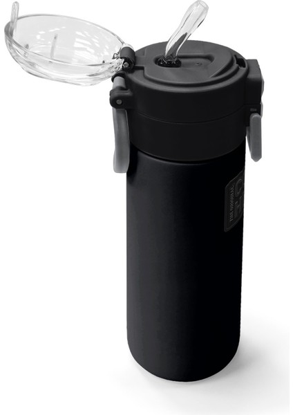 Kids Siyah Pipetli ve Direkt Içim Çelik Termos 500 ml 31827 fırsatları