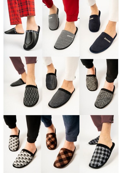 5'li Paket Erkek Kadın Terlik Misafir Terliği Ev Terliği Çeyiz Bohça Paketi fırsatları