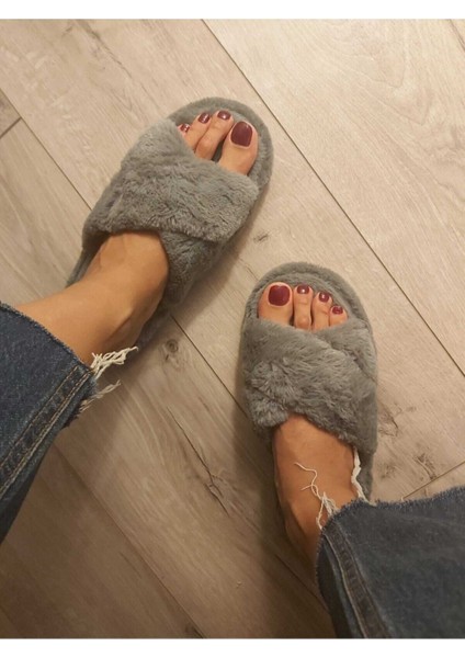 3'lü Paket Ev Terliği Çeyiz Terliği Kışlık Terlik Ses Yapmaz Hafif Taban Taban