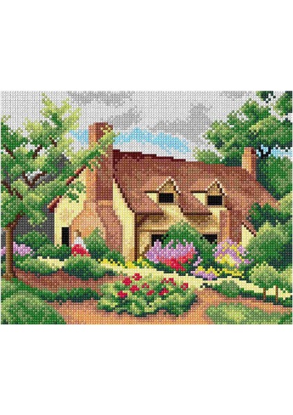 Baskılı Goblen Ev 2856 24*30 cm