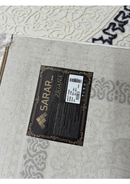 Sarar Moda Halı Zigana Kalitesi Saçaklı Göbek,çerçeve Desenli Salon,oturma,mutfak Modern Dokuma Halısı indirimleri