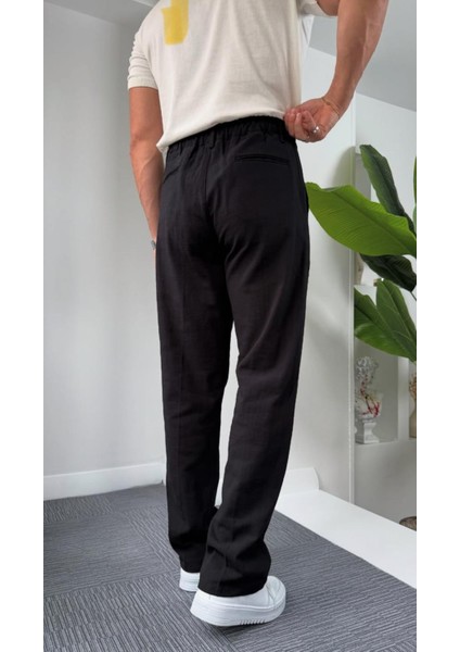 Baggy Keten.pantolon Pileli Bel Lastikli ve Kemerli Yeni Trend fiyatları