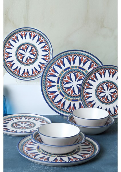 Ruby Yemek Takımı 24 Parça 6 Kişilik 20793-20794-20795