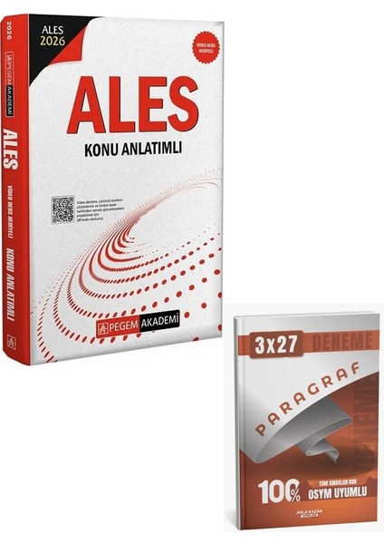 Pegem 2026 Ales Konu Anlatımlı Pegem Akademi Yayınları+Anla Kazan Paragraf