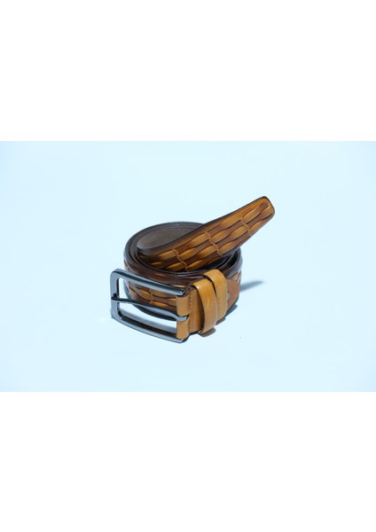 %100 Deri 3.5 cm Tbk 011 Taba