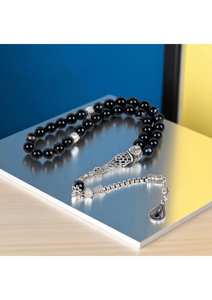 Fb Siyah Akik Doğaltaş Tespih indirimleri