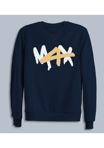 Kapüşonsuz Max Baskılı Max Verstappen Baskılı Formula1 Sweatshirt