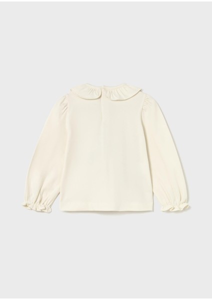 Kız Bebek Manşet Kollu Sweatshirt fiyatları