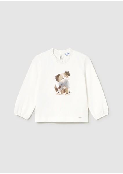 Kız Bebek Balon Kol Sweatshirt