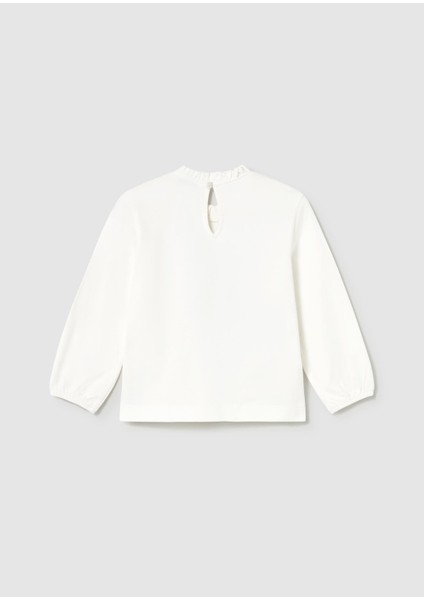 Kız Bebek Balon Kol Sweatshirt