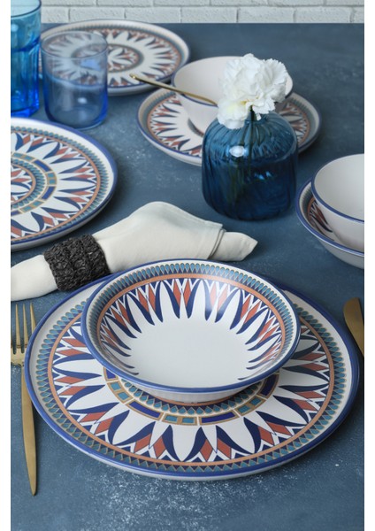 Ruby Yemek Takımı 24 Parça 6 Kişilik 20793-20794-20795