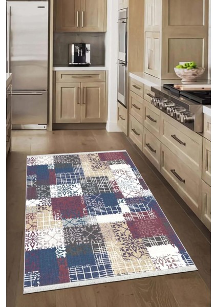 Mutfak Halısı – Kaymaz Dot Tabanlı, Yumuşak Dokulu, Yıkanabilir, Modern Tasarım (1341)