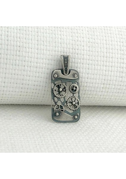 925 Ayar Gümüş Mekanizma Model Kolye Ucu