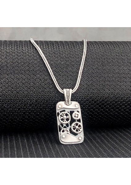 925 Ayar Gümüş Mekanizma Model Erkek Kolye fiyatları