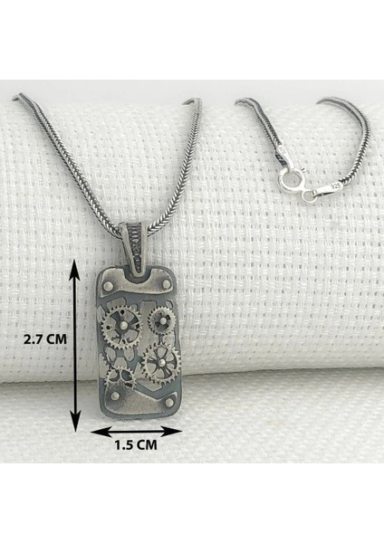 925 Ayar Gümüş Mekanizma Model Erkek Kolye modelleri