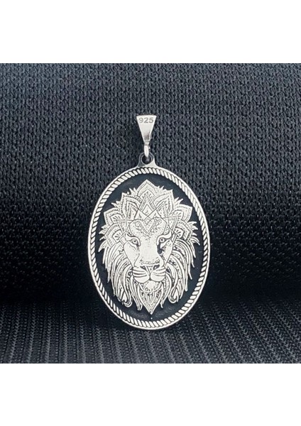 925 Ayar Gümüş Aslan Figürlü Kolye Ucu fiyatları