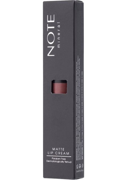 Mineral Matte Lip Cream Yarı Mat Bitişli Likit Ruj 07 Enchanted - Nude fırsatları