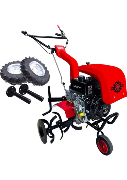 B310BD Dizel BRG182 Motorlu Tekerli Çapa Makinesi 7 Hp