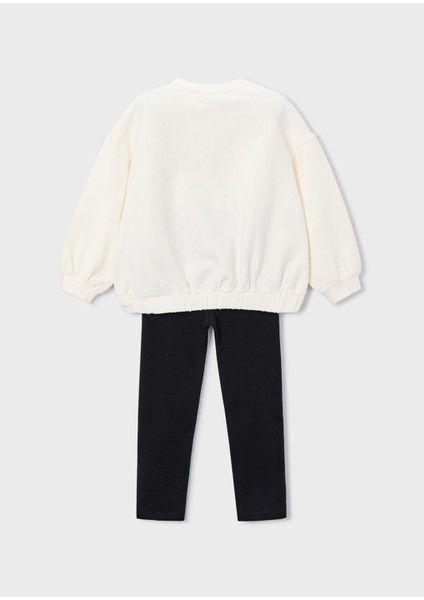 Kız Çocuk Tayt ve Sweatshirt Set modelleri