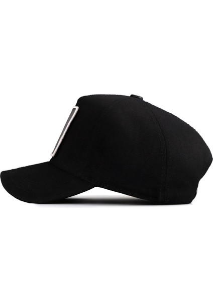 V1 Baseball 7 Numara - 5sb Kod Logolu Unisex Siyah Şapka (Cap) fırsatları
