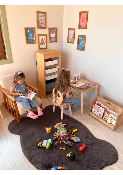 Montessori Deer Sandalyeli Çalışma Masası 1 Masa & 1 Sandalye fiyatları