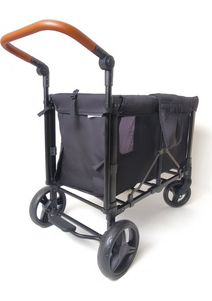 Güneş Tenteli Vagon Taşıma Arabası Siyah indirimleri